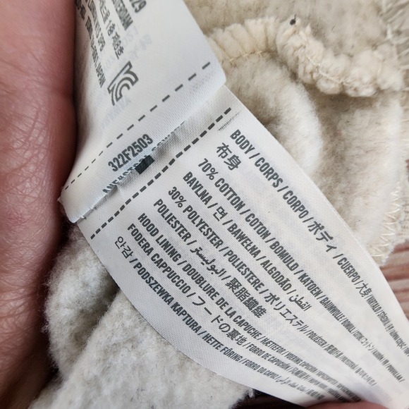 Hollister Hoodie S Beige Nature‎ Graphic Snake Bee Forest Mushroom Sweatshirt - Picture 9 of 9